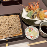 青山 川上庵 - 青山 川上庵(天せいろ(上))