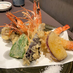 青山 川上庵 - 青山 川上庵(天せいろ(上))