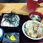 Oohashi ya - カツ丼セット1000円。