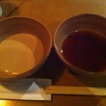 Shabushabu onyasai - フォアグラの胡麻タレと自家製ポン酢