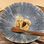 すし小粋 - 河豚の白子、酢飯と混ぜるとチョー嬉しいリゾット風