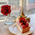 Delices tarte&cafe - 苺とベリーのタルト