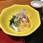 Wafuu Ajidokoro Kitarou - ホッキ貝とコンニャクの酢味噌和え