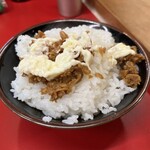 王道家直系 IEKEI TOKYO - 【再訪】ライス大盛に無限ニンニク＋マヨ