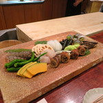 麻布 幸村 - 天ぷら の種　その１　　(2013/06)