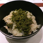 麻布 幸村 - 花山椒ご飯　(2013/06)