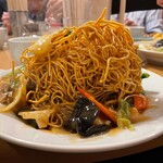 南海飯店 - かたい焼ソバの麺