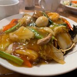 南海飯店 - かたい焼ソバ