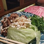 肉割烹 肉かぶく - 野菜