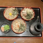 Izumosoba Yakumo - 三色割子そば1,350円