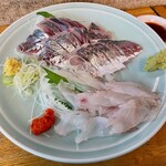 魚がし 福ちゃん - 真アジと真ゴチ それぞれ８８０円