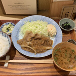 dancyu食堂 - 生姜焼き定食　¥1,480