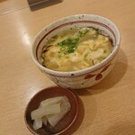 春帆楼茶寮 - 御飯: とらふぐ雑炊 ／香の物