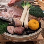 銀座 kappou ukai 肉匠 - 今日の食材たち