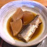 さくら本店 - (ﾗﾝﾁ)さくら定食 主皿：さんまと大根の煮物　2022.12.28