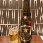 Soba Ba Mizutani - 久しぶりに飲むサッポロビール　美味しかった
