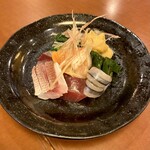 Akahyoutan - わけぎと鮮魚のぬた590円