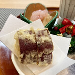 御料理 ひさまつ - 八寸 焼き芋天麩羅