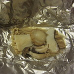 鮨秀仙 - きのことホタテのホイル焼き