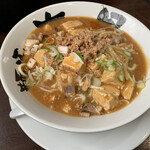 麺匠 大黒 - 麻婆らーめん（汁なし）中盛 太麺 880円♪ 来年もよろしくお願いします^_^