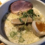 鴨出汁中華蕎麦 麺屋yoshiki - 塩つけ蕎麦+浅利リゾット