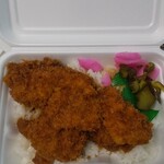 ニコニコ亭 - ２枚丼弁当￥650