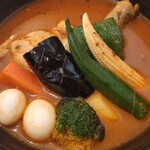SAMA - チキンカレー　海老スープ