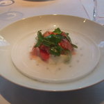 オーベルジュ・ド・リル - 活オマール海老のカプレーゼ仕立て　ミントの香り