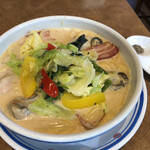 Jori Pasuta - 播磨灘産牡蠣とベーコン・たっぷり野菜のクリームパスタ（1,309円）クーポン使用