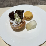 グラスコート - カラフルデニッシュ　マロン　マカロン