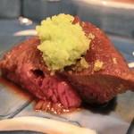 柳家 - 2013.06仔鹿ひれ焼き・山葵