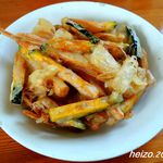 手打麺や 大島 - かき揚げ