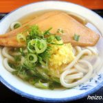 手打麺や 大島 - かけ２玉+お揚げ