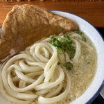 手打麺や 大島 - お揚げ入れてきつねにした2022年9月