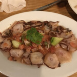 ライダーズ ガレージカフェ&ダイナー - タコのセビーチェ　ピリ辛マリネ