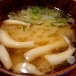栄夏 - ランチの味噌汁
