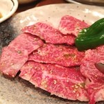 Aobadai horumon sambikuya - ハラミ 塩 
                        美味しい！