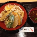 日本橋からり - 野菜天丼　980円