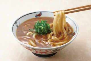 Kompira Seimen - 抜群にスパイシー！　カレーうどん(温) 並390円 大490円