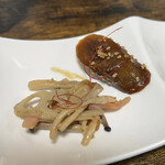 お食事処 だんらん日和 - 本日のランチ(¥1,650) 太ごぼうの甘辛煮・ごぼうサラダ