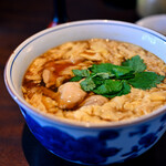 銀座 真田 SIX - 信州ハーブ鶏と玉子とじそば@税込2,090円：初期状態