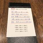 蕎麦小路 さわらび - 【2022年11月の第1週】夜⑤