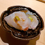 すが弥 - 一週間ほど熟成させたクエ。その旨味に朦朧とします