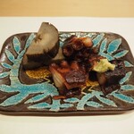 うを徳 - 京都 堀川ごぼう + 明石 蛸 柔らか煮