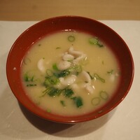 うを徳 - お椀（羅臼 白子）（白味噌）