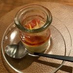 オーベルジュ 漣 - デザート選択／ピンクグレープフルーツプリン