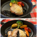 ビストロ デ トロワ - まろやかで風味のある粒マスタード‥上品な辛さが
      大山鶏そのものの旨味を邪魔せず、
      シンプルな味わいで美味しいですね♪