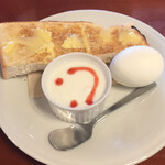 ブリオカフェ - ゆで卵トースト