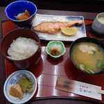会席料理 なか川 - 焼き魚定食(キングサーモン)