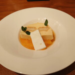 オーベルジュ 漣 - デザート選択／紅まどんなのババロア